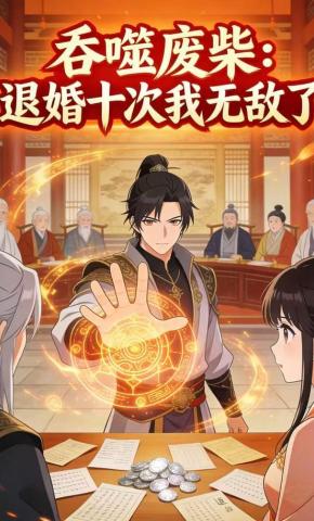 短剧《吞噬废柴：退婚十次我无敌了》海报