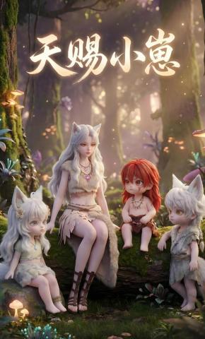 短剧《天赐小崽》海报