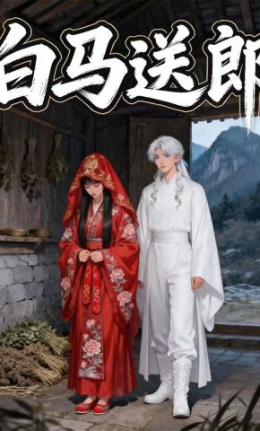 短剧《白马送郎》海报