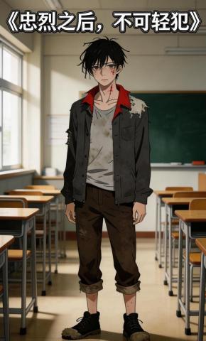 短剧《忠烈之后，不可轻犯》海报