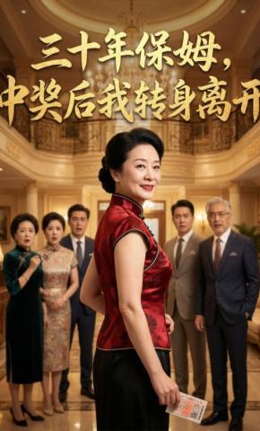 短剧《三十年保姆，中奖后我转身离开》海报
