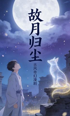 短剧《故月归尘》海报