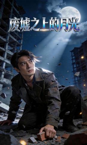 短剧《废墟之上的月光》海报