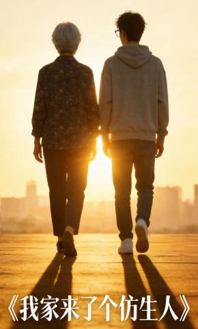 短剧《我家来了个仿生人》海报