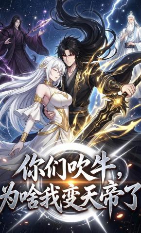 短剧《你们吹牛，为啥我变天帝了》海报