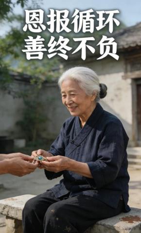 短剧《恩报循环，善终不负》海报