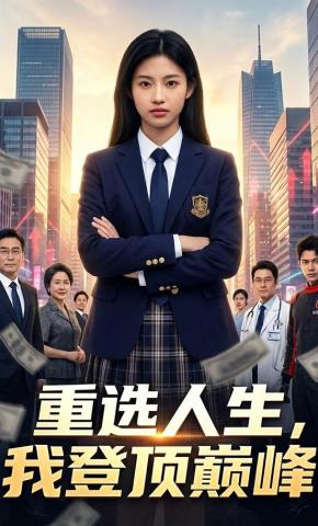 短剧《重选人生，我登顶巅峰》海报