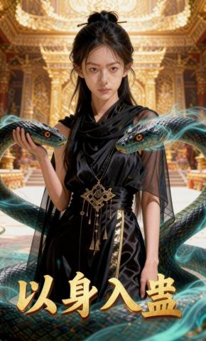 短剧《以身入蛊》海报