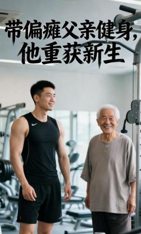 短剧《带偏瘫父亲健身，他重获新生》海报