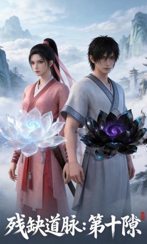 短剧《残缺道脉：第十隙》海报