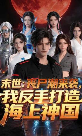 短剧《末世：丧尸潮来袭，我反手打造海上神国》海报