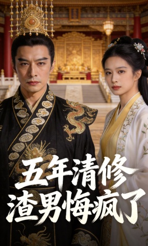 短剧《五年清修渣男悔疯了》海报