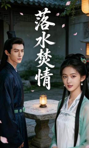 短剧《落水焚情》海报