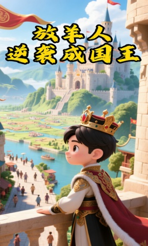 短剧《放羊人逆袭成国王》海报