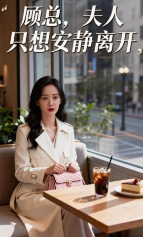 短剧《顾总，夫人只想安静离开》海报