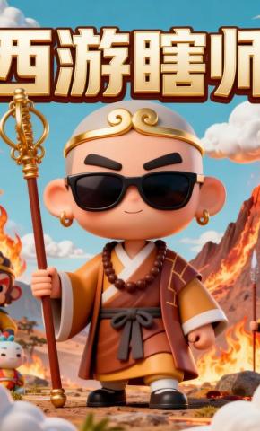短剧《西游瞎师》海报