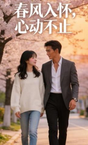 短剧《春风入怀，心动不止》海报