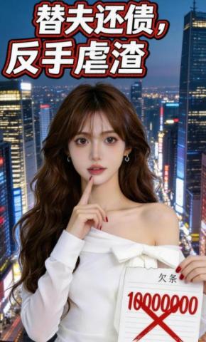 短剧《替夫还债，反手虐渣》海报