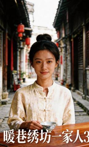 短剧《暖巷绣坊一家人3》海报