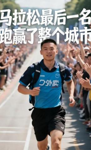 短剧《马拉松最后一名，跑赢了整个城市》海报