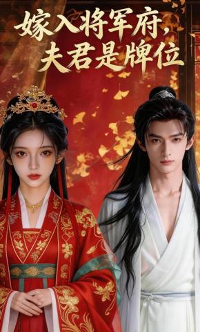 短剧《嫁入将军府，夫君是牌位》海报