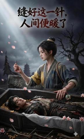 短剧《缝好这一针，人间便暖了》海报