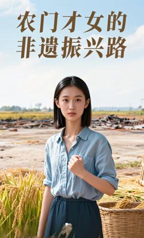 短剧《农门才女的非遗振兴路》海报