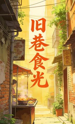 短剧《旧巷食光》海报