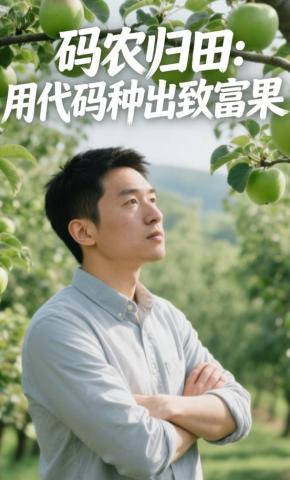 短剧《码农归田：用代码种出致富果》海报