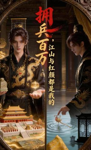 短剧《拥兵百万，江山与红颜都是我的》海报