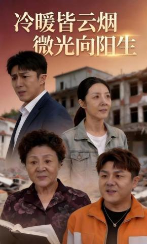 短剧《冷暖皆云烟，微光向阳生》海报