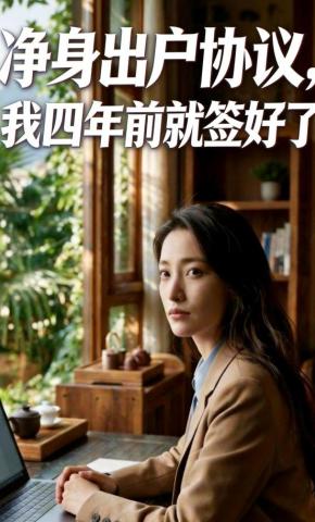 短剧《净身出户协议，我四年前就签好了》海报