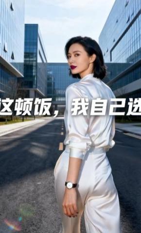 短剧《这顿饭，我自己选》海报