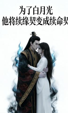 短剧《为了白月光，他将续缘契变成续命契》海报