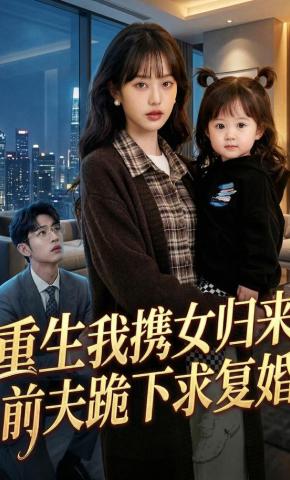 短剧《重生我携女归来, 前夫跪下求复婚》海报