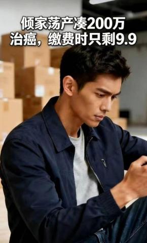 短剧《倾家荡产凑200万治癌，缴费时只剩9.9》海报