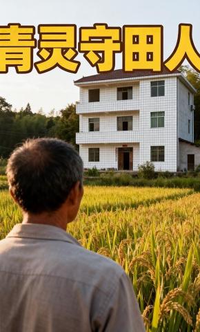 短剧《青灵守田人》海报