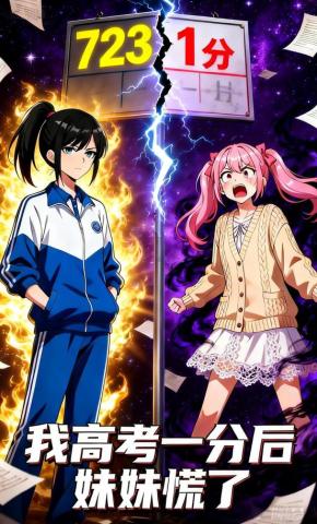 短剧《我高考一分后，妹妹慌了》海报