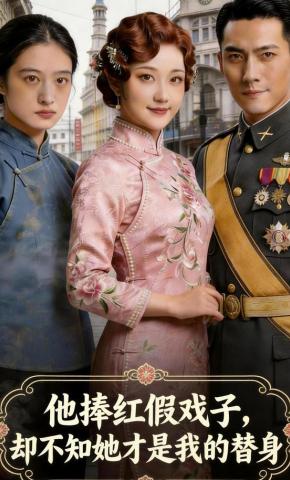 短剧《他捧红假戏子，却不知她才是我的替身》海报