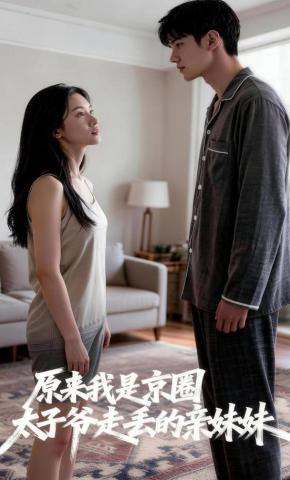 短剧《原来我是京圈太子爷走丢的亲妹妹》海报