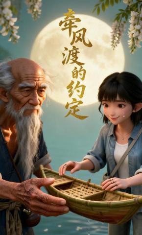 短剧《牵风渡的约定》海报