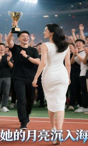 短剧《她的月亮沉入海》海报