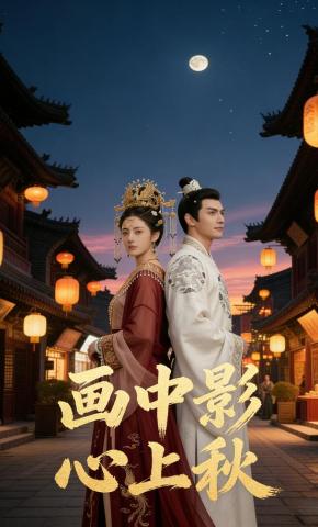 短剧《画中影心上秋》海报