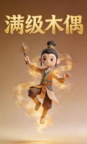 短剧《满级木偶》海报