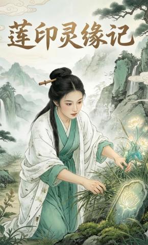 短剧《莲印灵缘记》海报