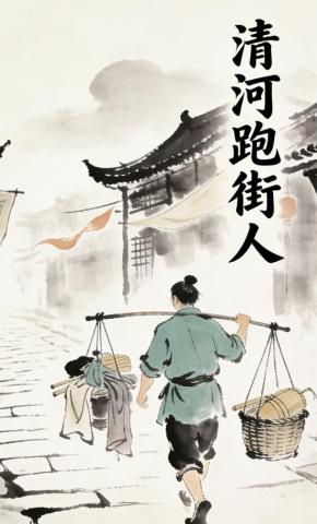 短剧《清河跑街人》海报