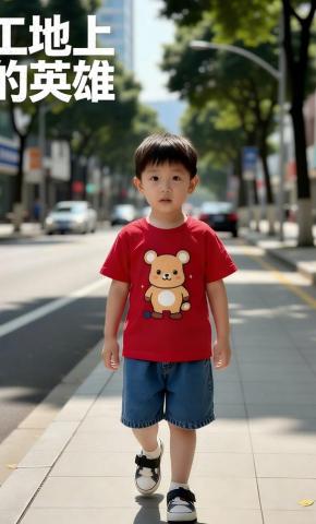 短剧《工地上的英雄》海报