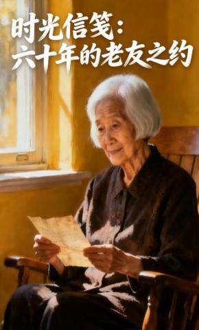 短剧《时光信笺：六十年的老友之约》海报