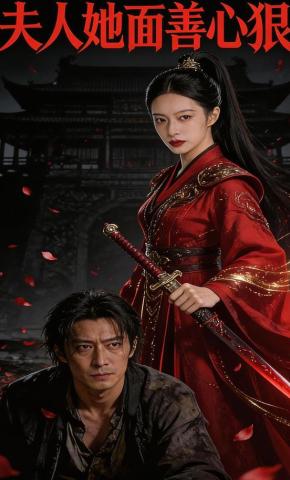 短剧《夫人她面善心狠》海报