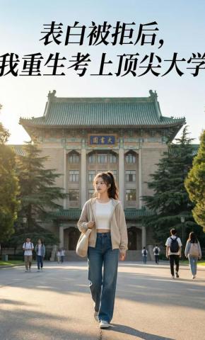 短剧《表白被拒后，我重生考上顶尖大学》海报